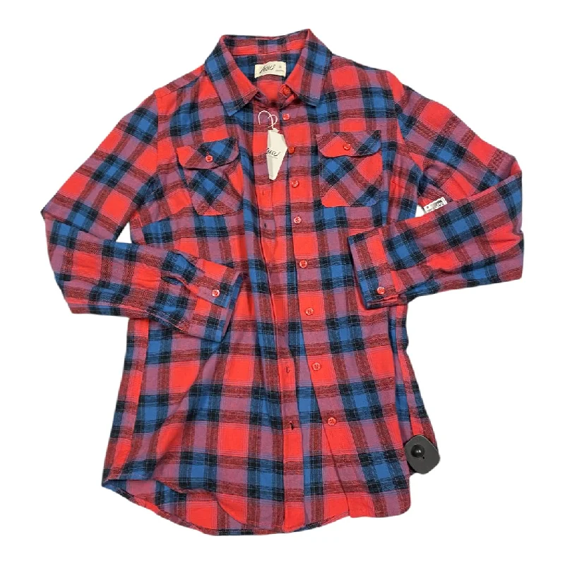 Weekend Deals to Brighten Your Day Top Long Sleeve By Cmc In Multi-colored, Size: Xl