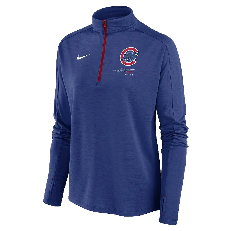 Chicago Cubs Women's Nike Pacer 1/4-Zip Sweatshirt