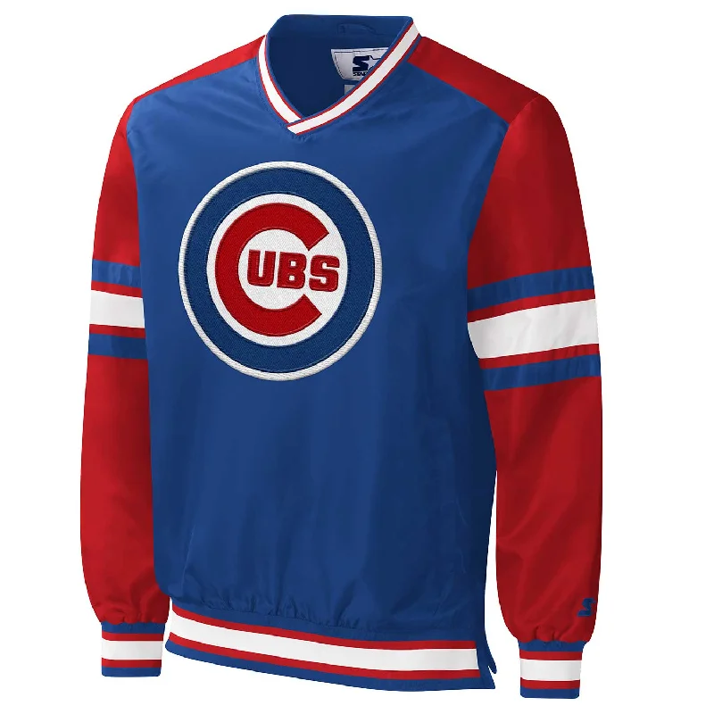 Chicago Cubs Yard Line Starter Pullover Jacket