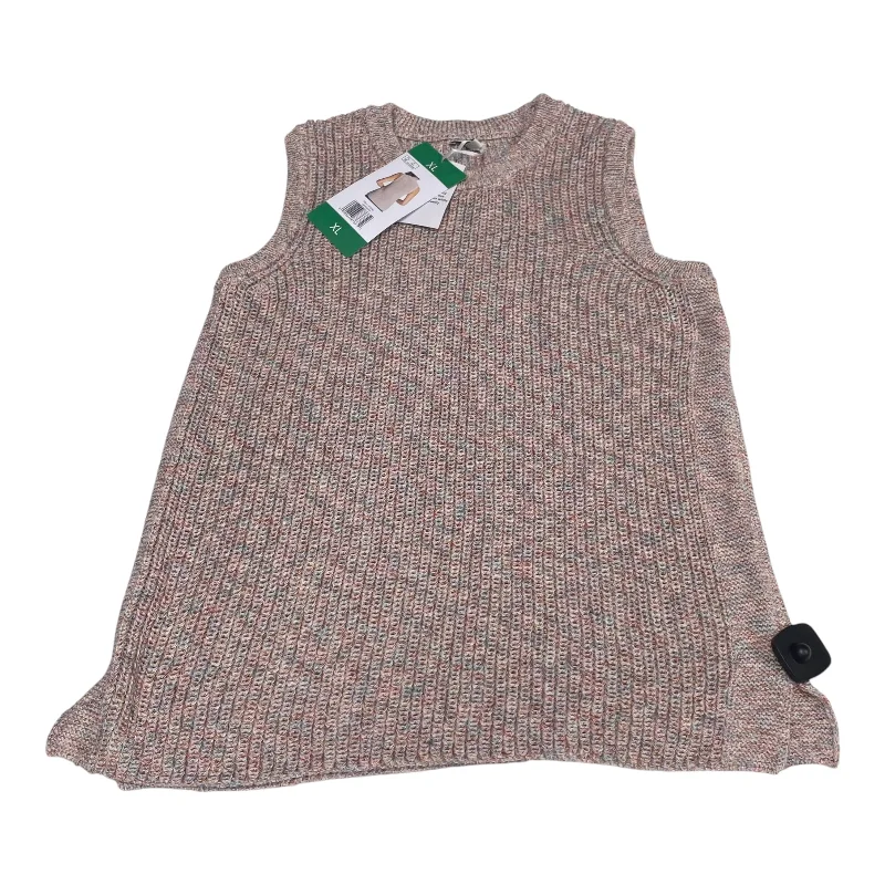 Weekend Deals That Wow Vest Sweater By Ella Moss In Pink, Size: Xl