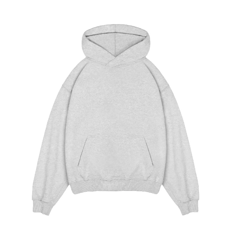 Hoodie - Light Marl Grey