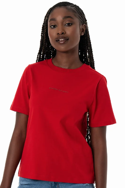 Weekend Savings Spectacular Slim Fit T-Shirt _ 154359 _ Red