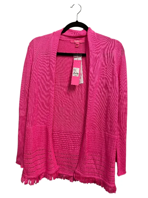 Exclusive Weekend Offers Inside Sweater Cardigan By Lilly Pulitzer In Pink, Size: Xxs