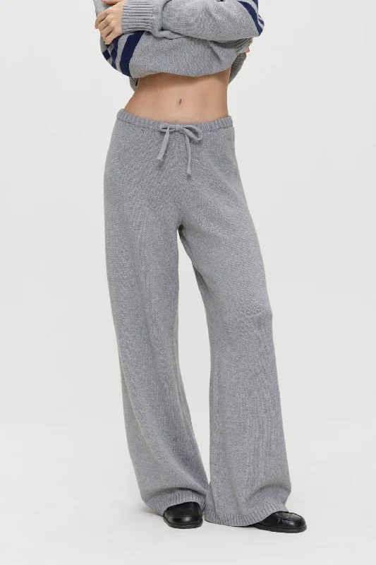 Wesley Knit Pants - Rain Cloud