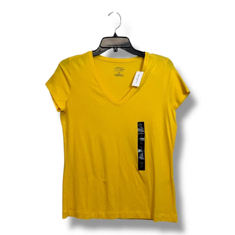 Super Sale Top Short Sleeve By Banana Republic In Yellow, Size: S