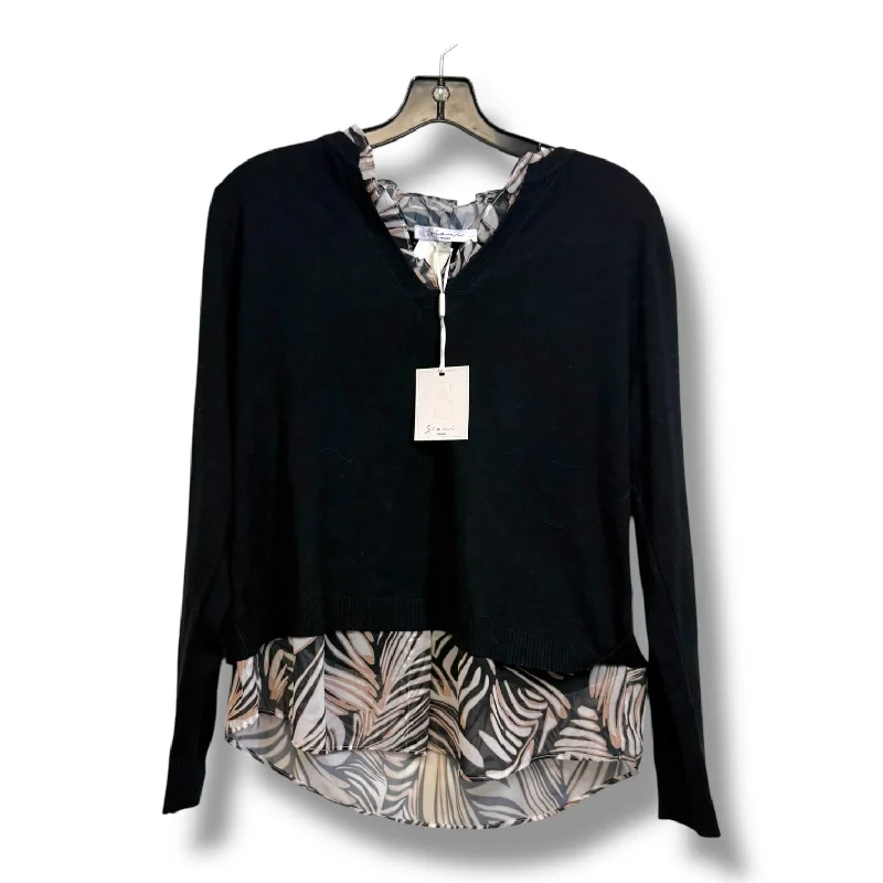 Unwind with Weekend Discounts Top Long Sleeve By Clothes Mentor In Black, Size: M
