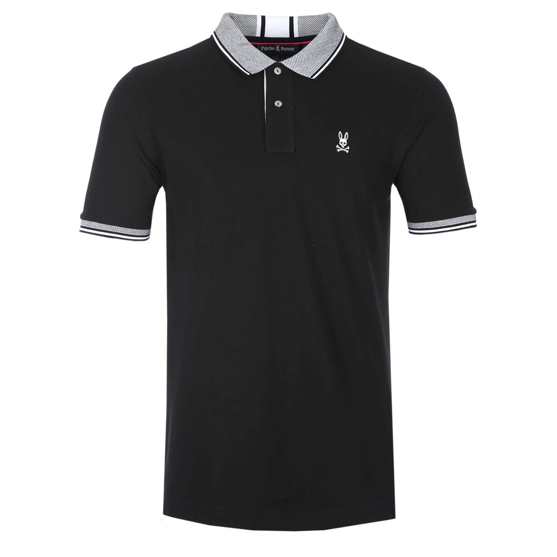 ID24849-Psycho Bunny Black Bradford Polo Shirt