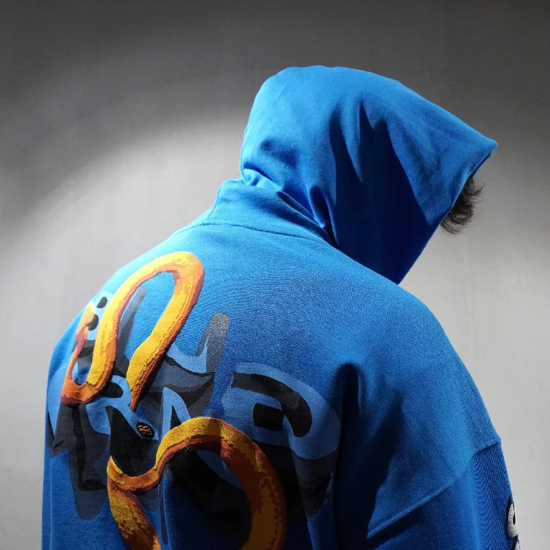 BLU SNAKE HOODIE