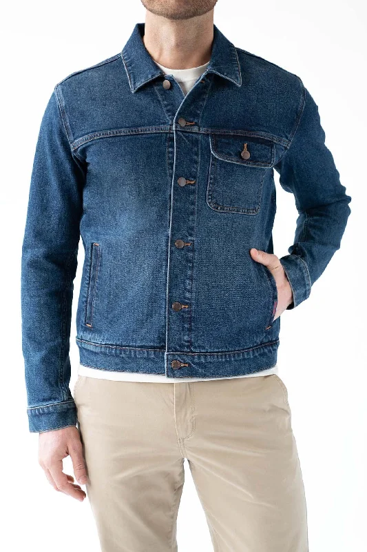 Fashion Denim Trucker Jacket - Thunderhead