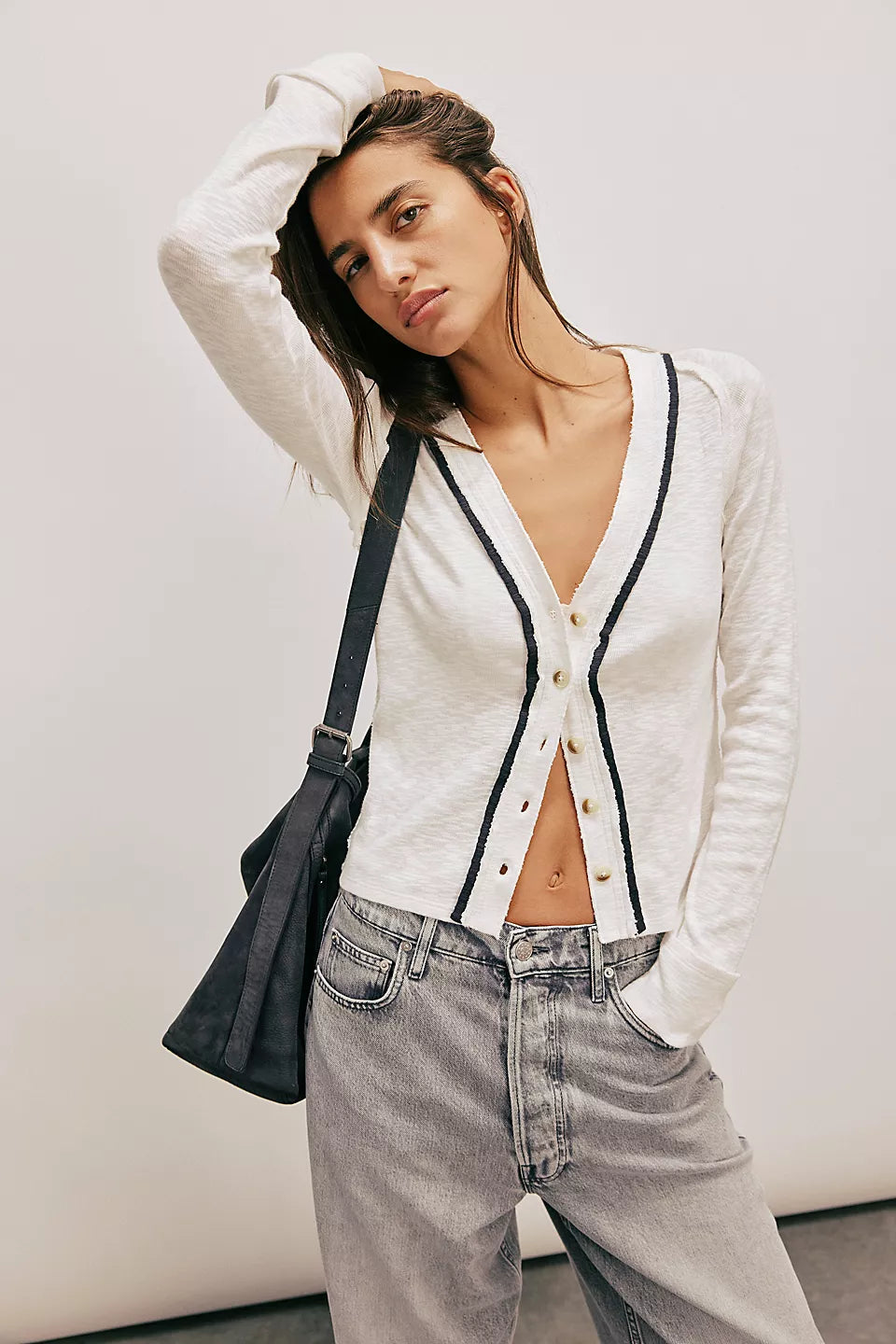 Make Your Weekend Count with Savings Tipton Cardi - Ivory Combo