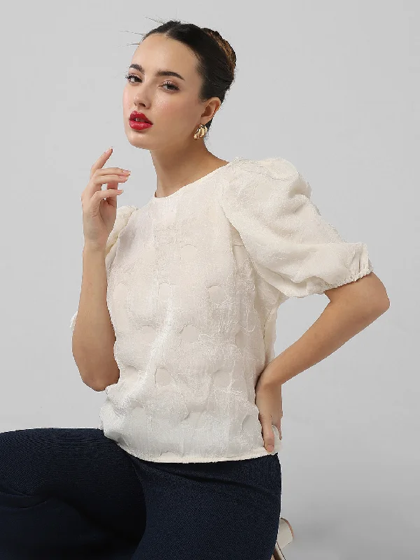 Special Price Women Cream Solid Top