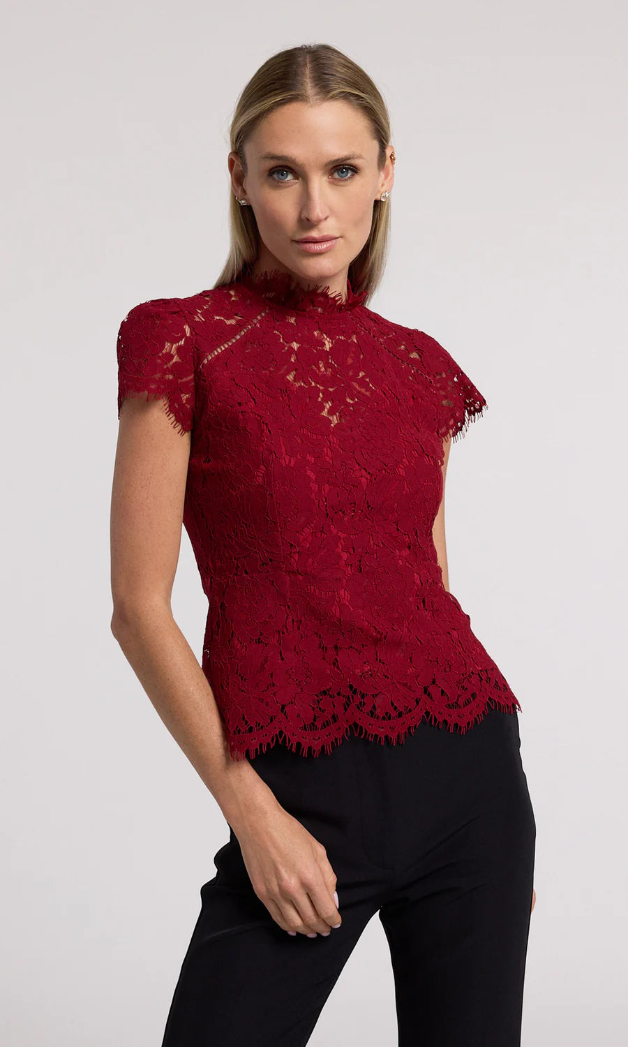 Weekend Bargains to Enjoy Ambrose Lace Top - Scarlett