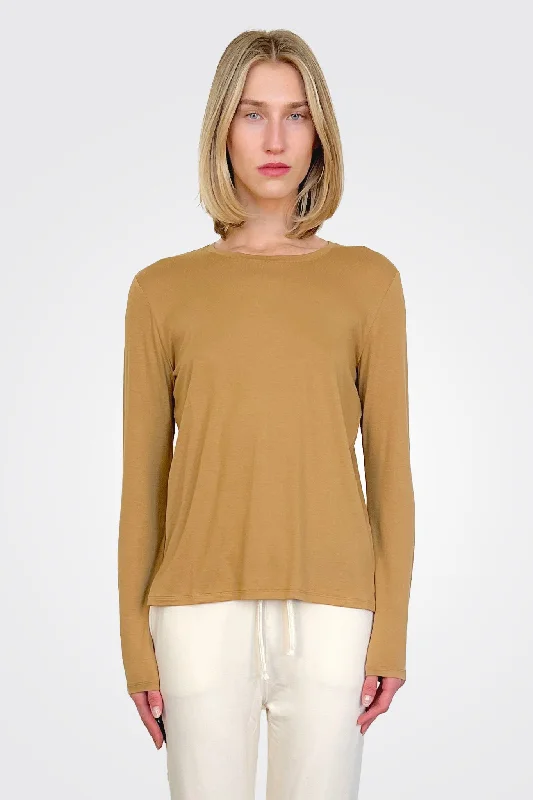 Unmissable Offer Soft Touch Semi Relaxed Crewneck - Chamois