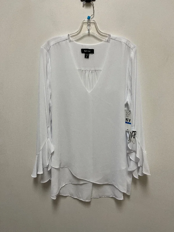 Weekend Deals That Thrill Top Long Sleeve By Karen Kane In White, Size: Xl