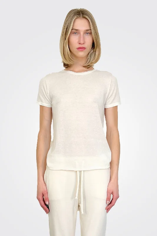 Weekend Deals to Make You Smile Crewneck Tee - Ivory