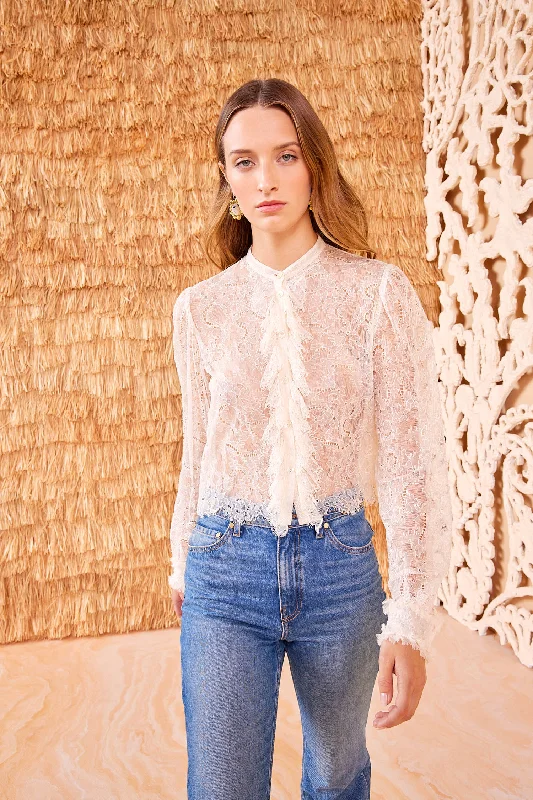 Your Weekend, Your Savings Cecile Blouse - Cowrie