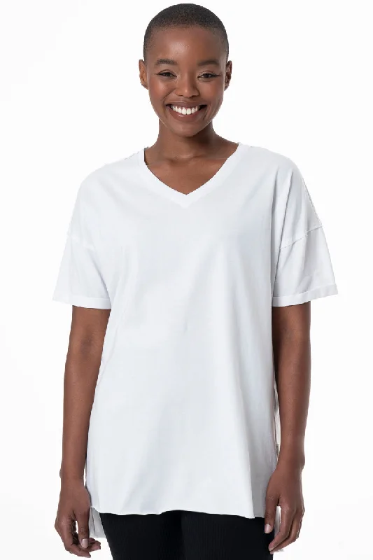 Weekend Sale: Don't Miss Out Longer Length T-Shirt _ 145645 _ White