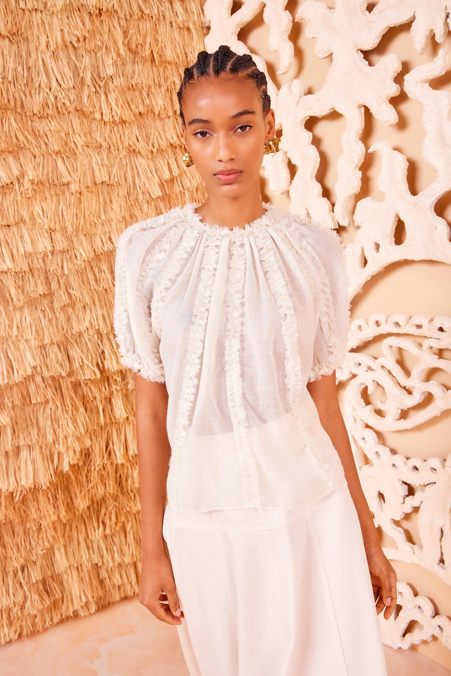 Weekend Savings Sensation Gracelle Top - Cowrie