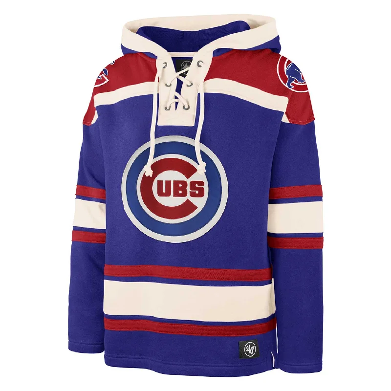 Chicago Cubs Royal Bullseye Lacer Hooded Sweatshirt