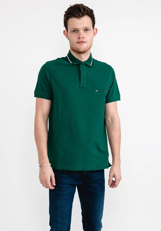 Tommy Hilfiger New York Logo Polo Shirt, Prep Green