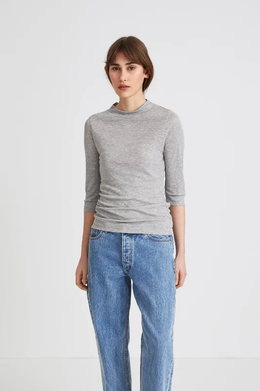 Weekend Discounts to Grab NOGARA TOP - GREY