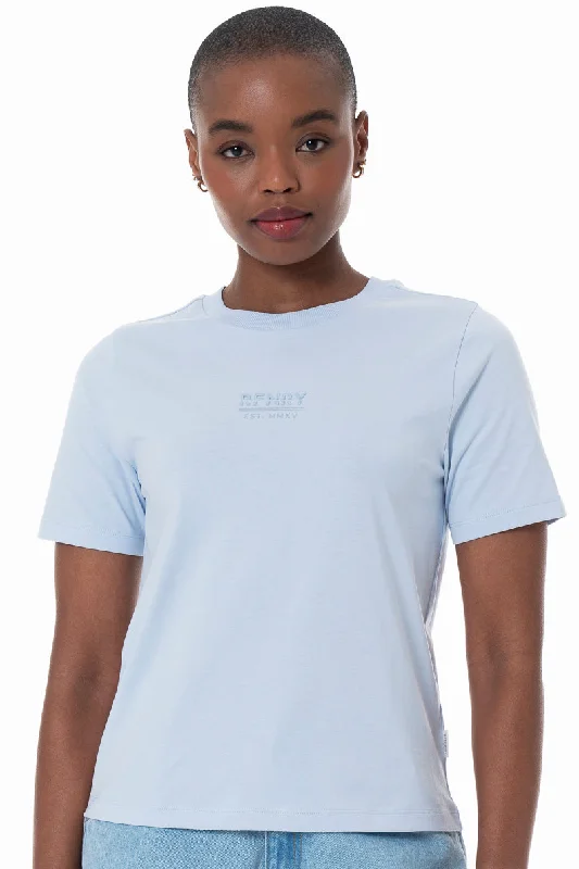Weekend Savings Bonanza Branded T-Shirt _ 152279 _ Light Blue