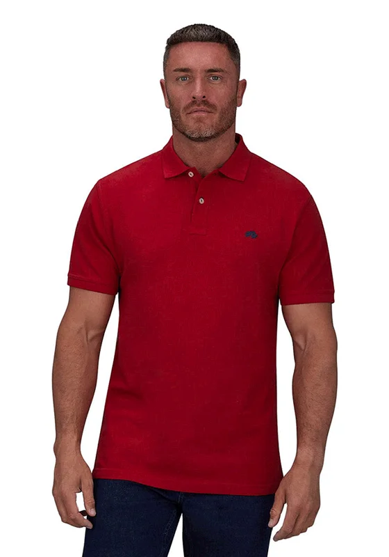 Raging Bull Signature Organic Polo Shirt, Red