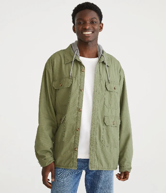 Aeropostale Hooded Shacket