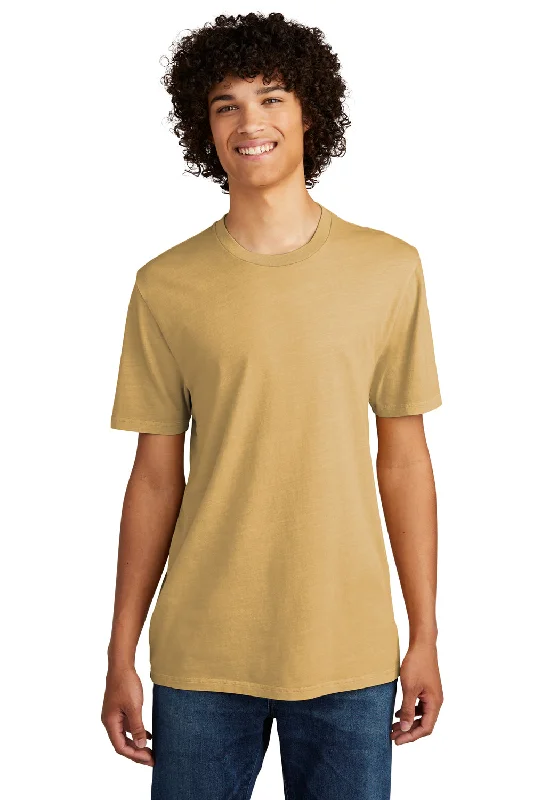 Allmade Mens Mineral Dye Short Sleeve Crewneck T-Shirt - Golden Wheat