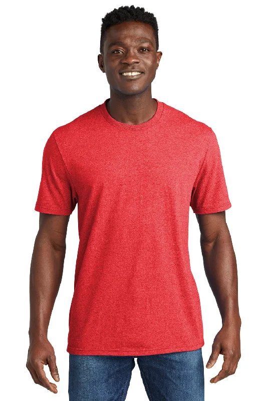 Allmade Mens Recycled Short Sleeve Crewneck T-Shirt - Heather Red