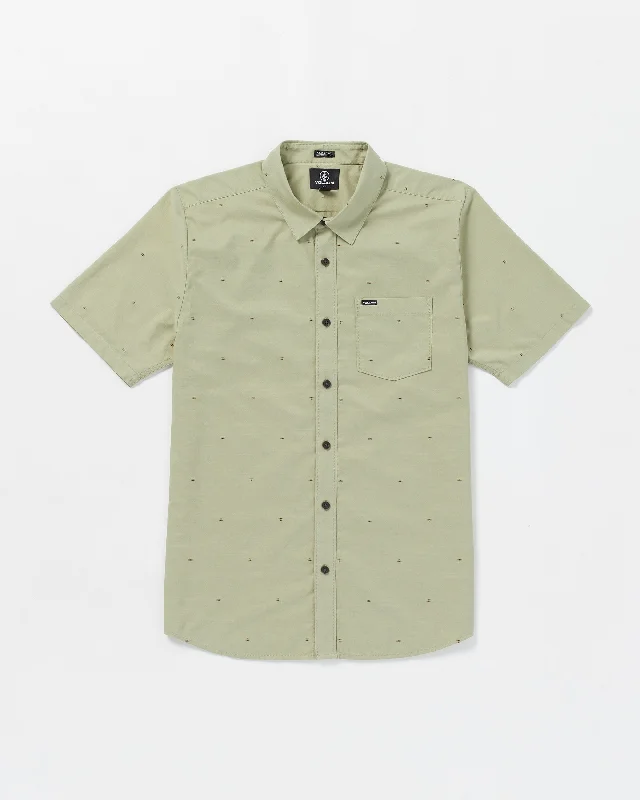 Bankstone Woven Short Sleeve Shirt - Green Tea