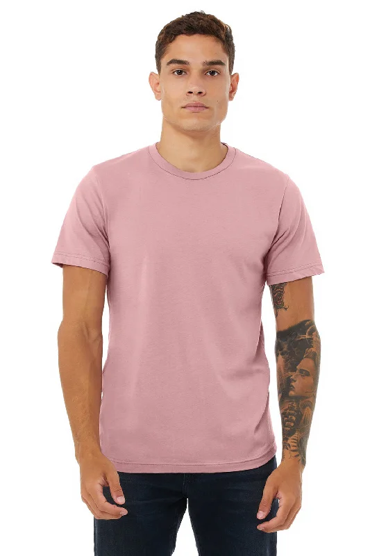 Bella + Canvas Mens Jersey Short Sleeve Crewneck T-Shirt - Orchid