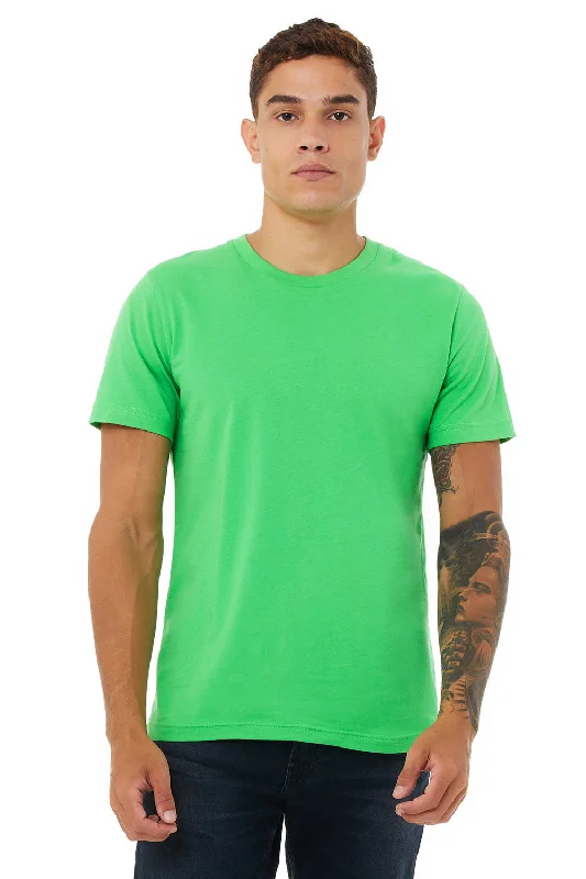 Bella + Canvas Mens Jersey Short Sleeve Crewneck T-Shirt - Synthetic Green