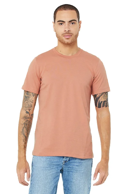 Bella + Canvas Mens Jersey Short Sleeve Crewneck T-Shirt - Terracotta