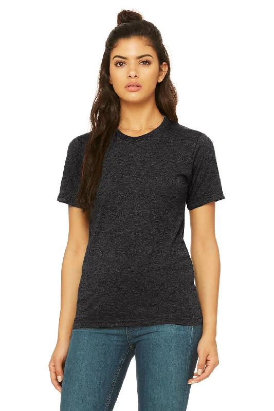 Bella + Canvas Mens Short Sleeve Crewneck T-Shirt - Heather Dark Grey