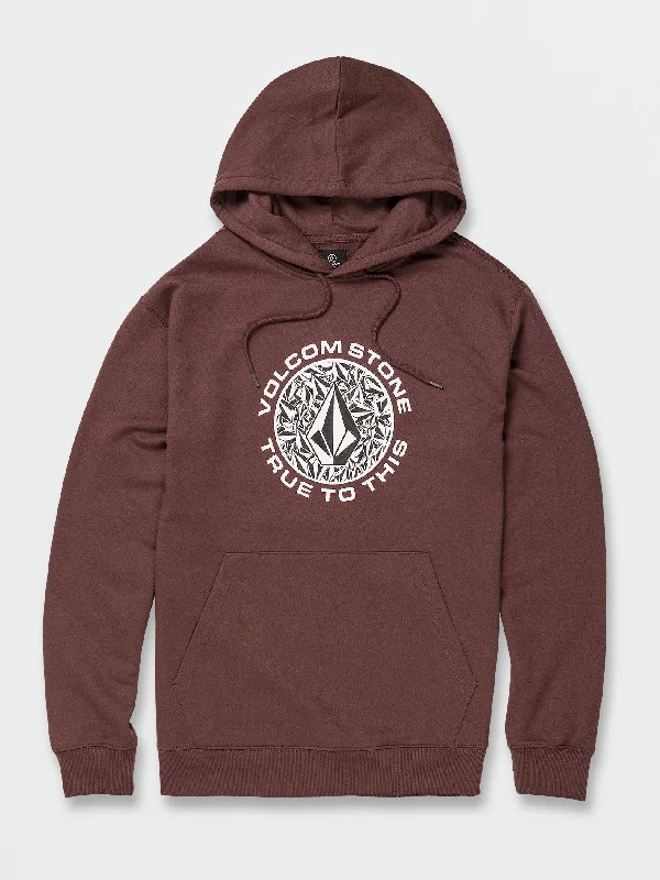 True To This Pullover Hoodie - Mahogany