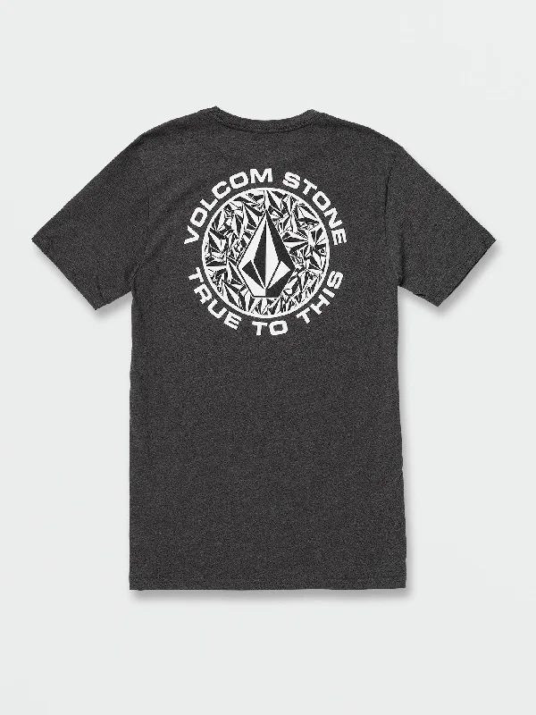 True To This Short Sleeve Tee - Dark Black Heather