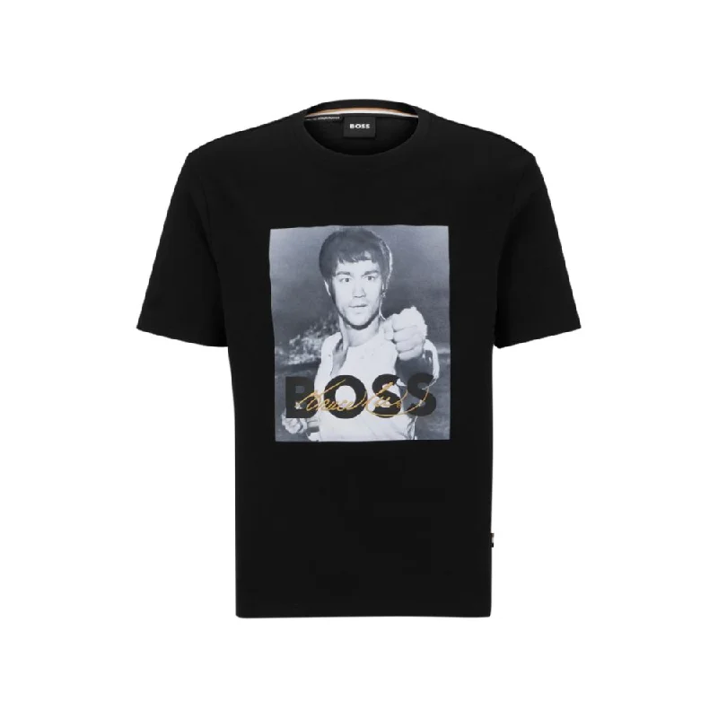 BOSS x Bruce Lee gender-neutral T-shirt with photo artwork