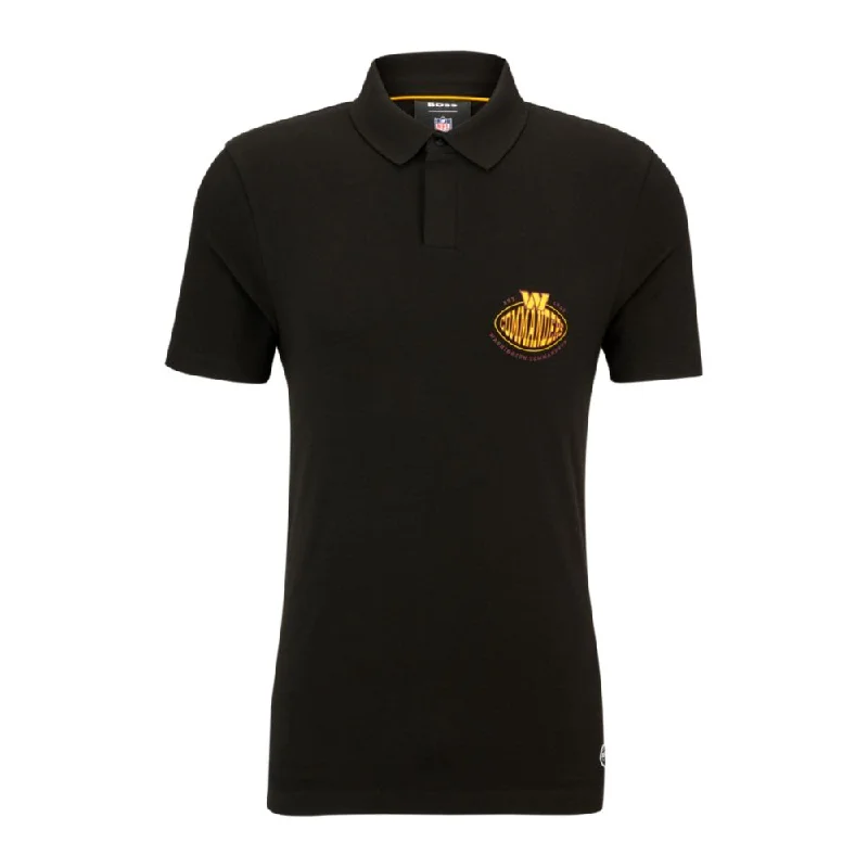 BOSS x NFL cotton-piqu polo shirt with collaborative branding