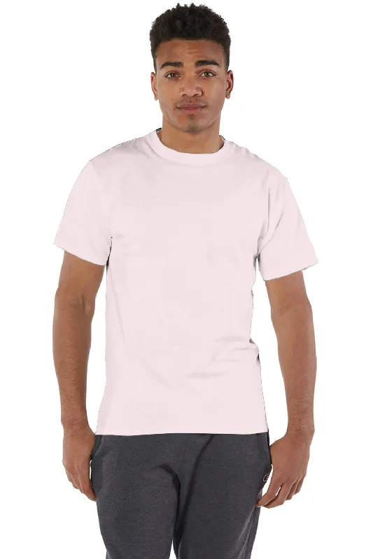 Champion Mens Short Sleeve Crewneck T-Shirt - Body Blush Pink