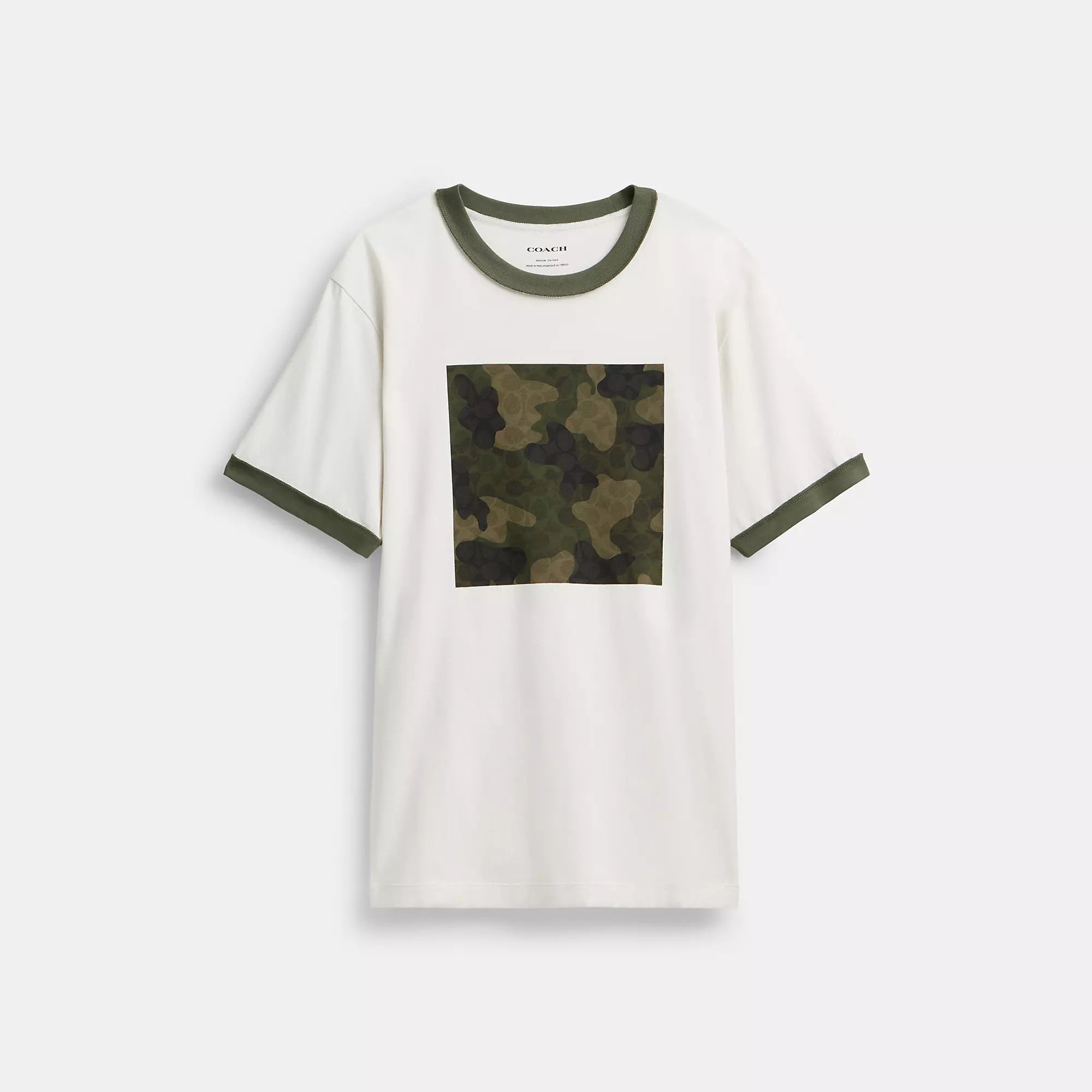 Coach Outlet Camo T Shirt In Organic Cotton