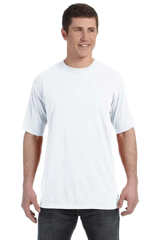 Comfort Colors Mens Short Sleeve Crewneck T-Shirt - White