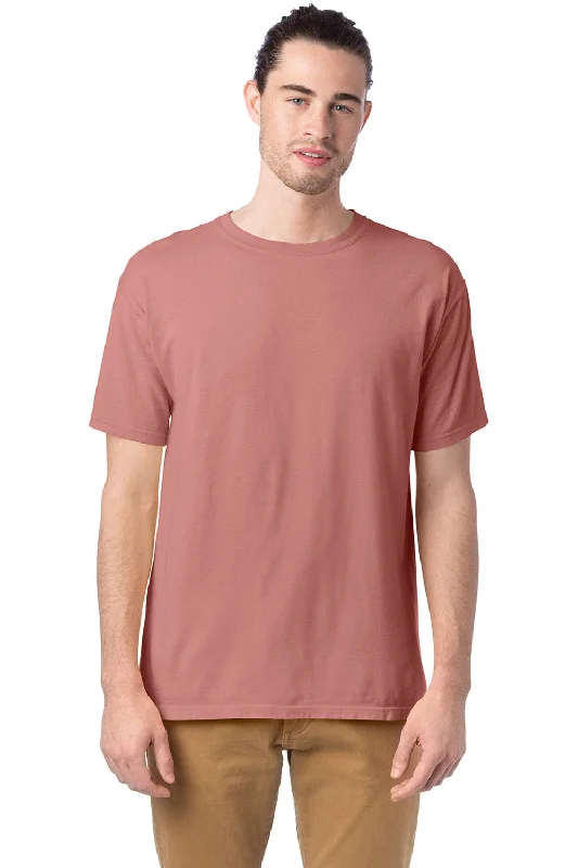 ComfortWash By Hanes Mens Short Sleeve Crewneck T-Shirt - Mauve