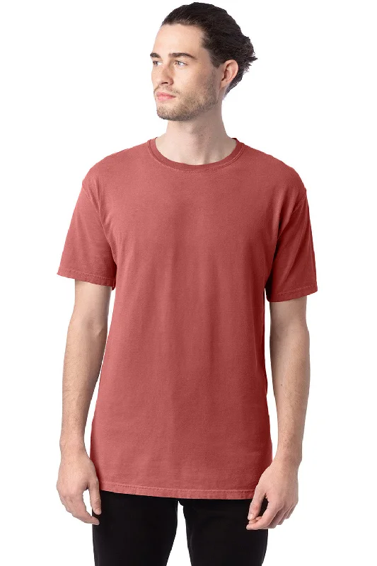 ComfortWash By Hanes Mens Short Sleeve Crewneck T-Shirt - Nantucket Red