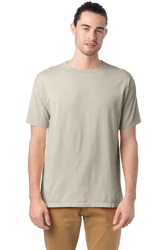 ComfortWash By Hanes Mens Short Sleeve Crewneck T-Shirt - Parchment