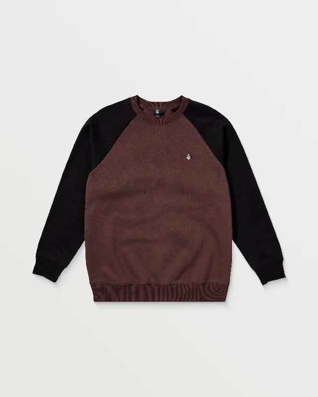 Contrast Crew Sweatshirt - Pumice