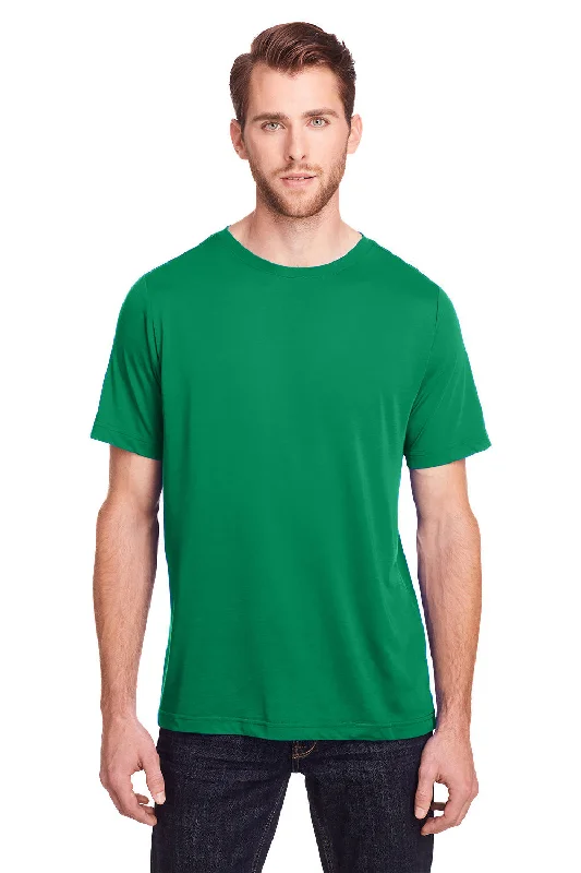 Core 365 Mens Fusion ChromaSoft Performance Moisture Wicking Short Sleeve Crewneck T-Shirt - Kelly Green