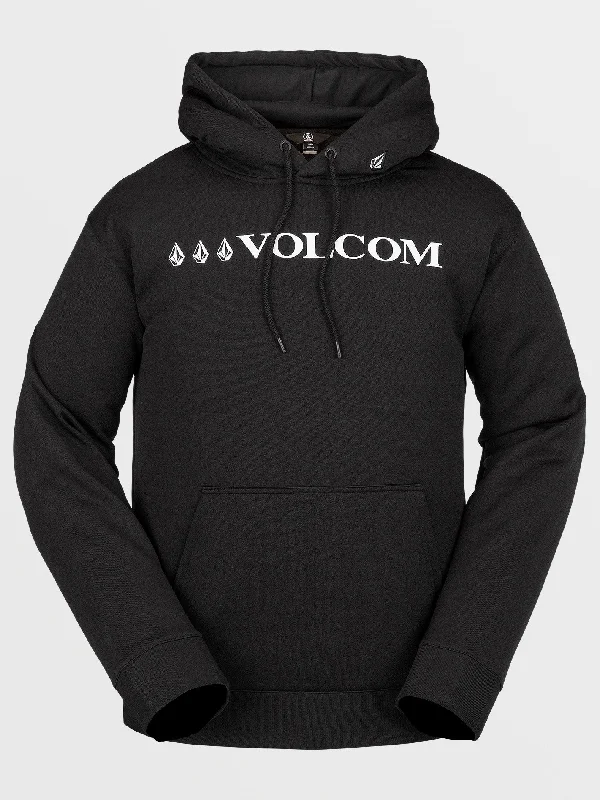 Mens Core Hydro Fleece Pullover - Black