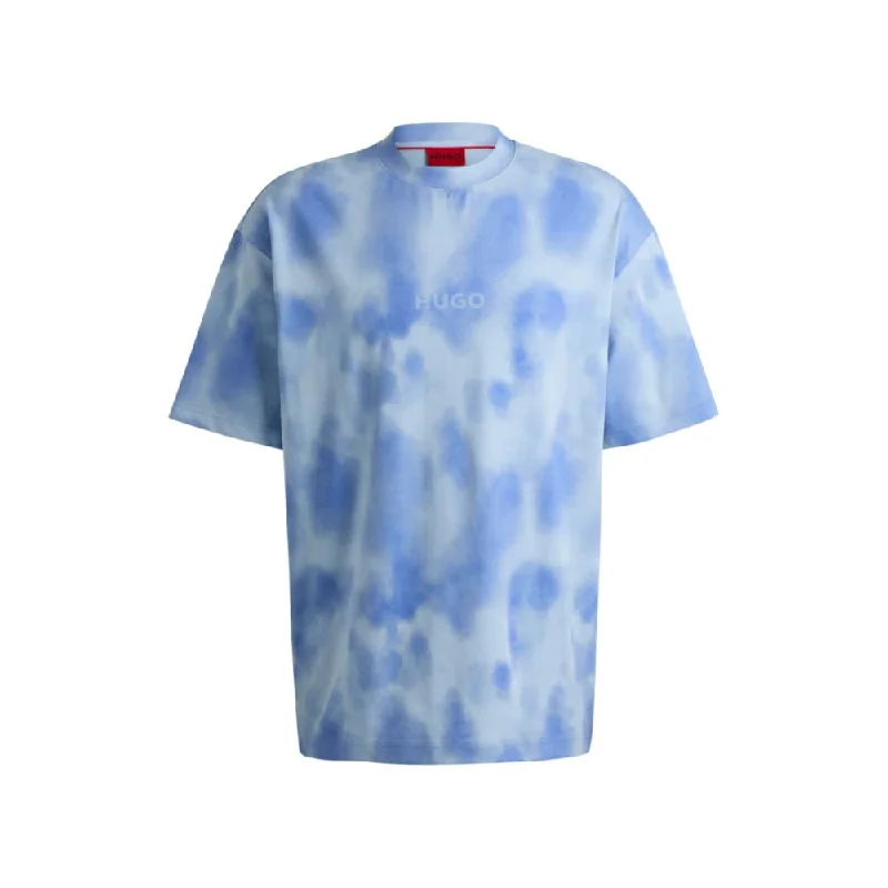 Cotton-jersey T-shirt with seasonal print