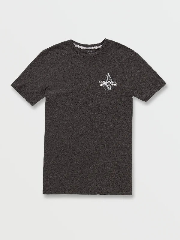 Cyphy Short Sleeve Tee - Dark Black Heather